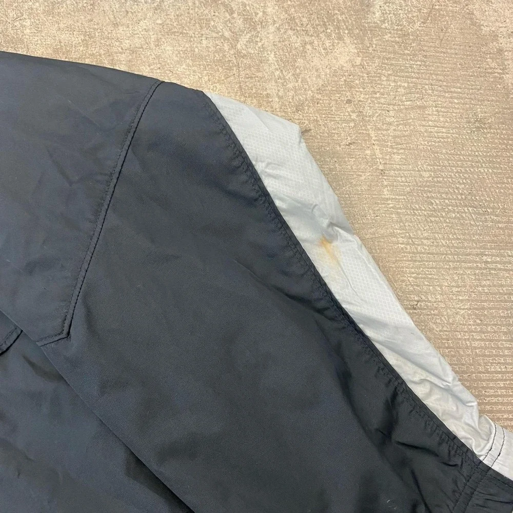 Vintage Nike Fill Zip Grey Tag Two Toned Windbreaker Jacket Size XL